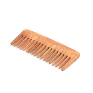 Wooden Comb -Wide Tooth
