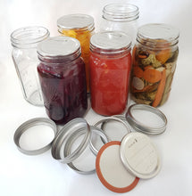 Load image into Gallery viewer, Preserving Jars 1 Litre -  Metal Screw Lid Single