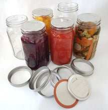 Load image into Gallery viewer, Preserving Jars 1 Litre - Dome and Band Lid Single