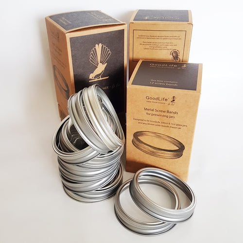 Metal Screw Bands 12 Pack