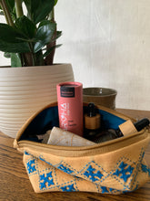 Load image into Gallery viewer, Mustard Cotton Handcrafted Pouch Medium