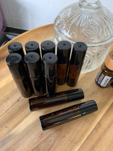 Load image into Gallery viewer, 10ml Amber Roller Bottles