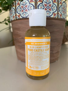 Dr Bronner's Pure Castile Soap 59ml