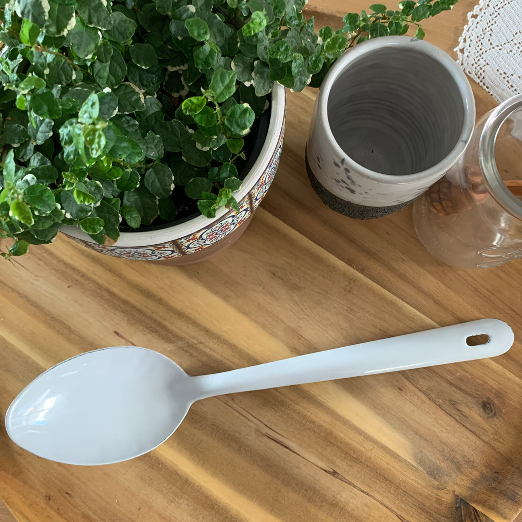 Enamel Serving Spoon