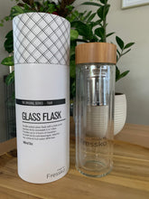 Load image into Gallery viewer, Fresko Glass Water Bottle 400ml