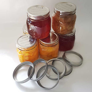 Preserving Jars 500ml - 6 & 12 Packs Dome and Band Lid